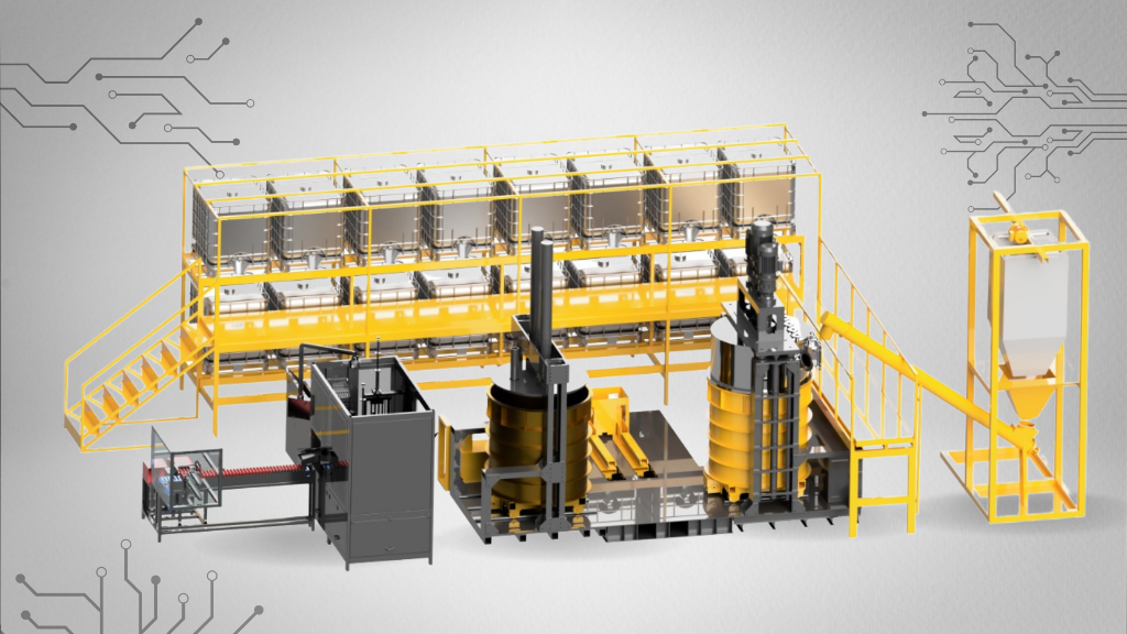 Upex 2000 Litre Silikon Mikseri ve Üretim Hattı